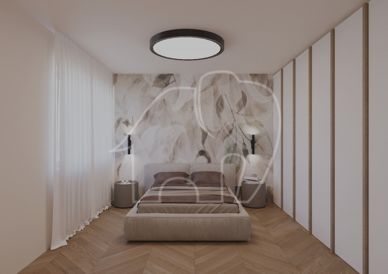 016__RENDERING_Schlafzimmer-camera_da_letto Licht und Exklusivität: Vierzimmerwohnung im Herzen des Musikviertels