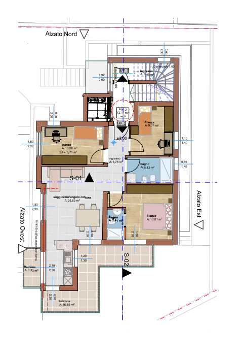 Neubau-Vierzimmerwohnung mit Garten in Leifers