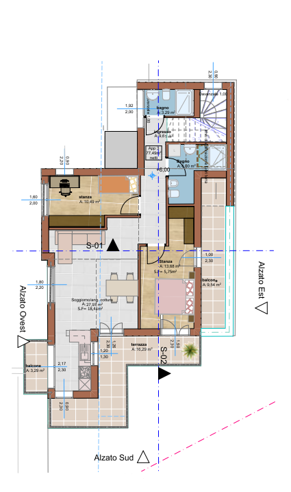 Neubau-Vierzimmerwohnung mit Garten in Leifers