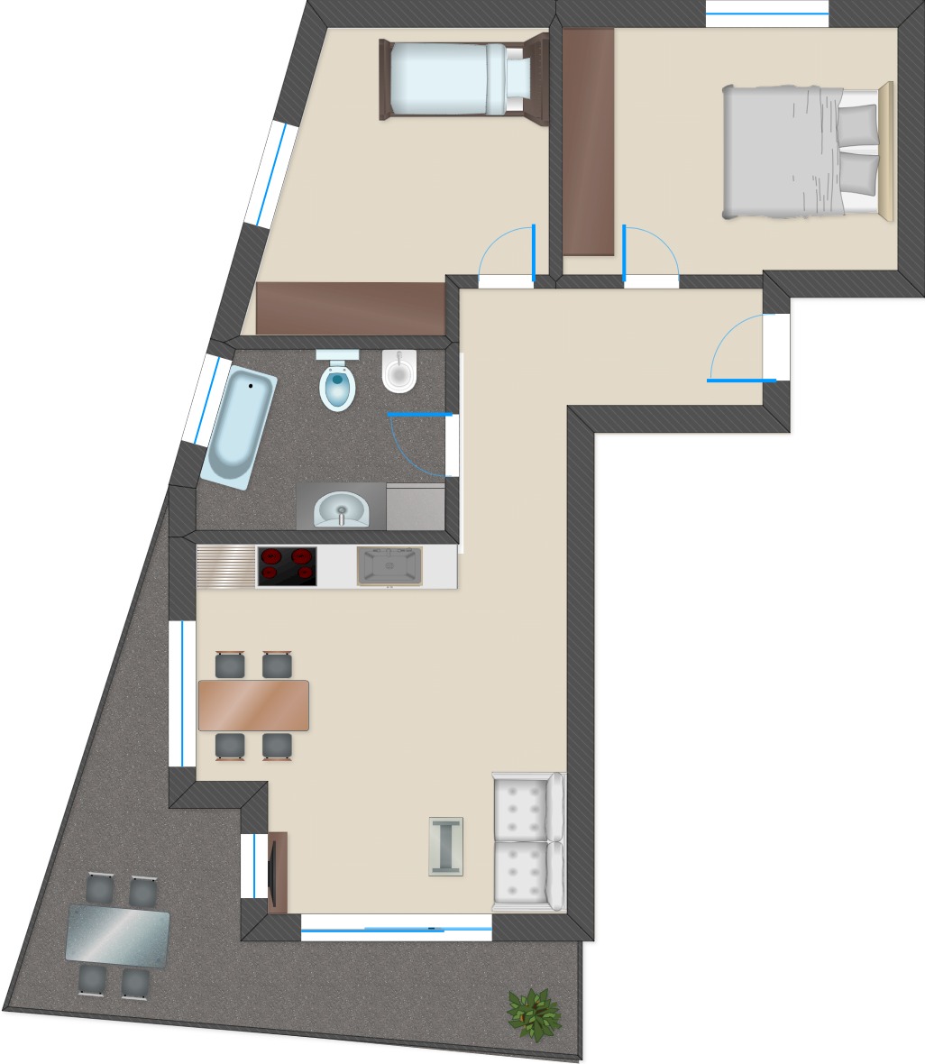 005__plan_wiz_wh15 Trilocale con Terrazza