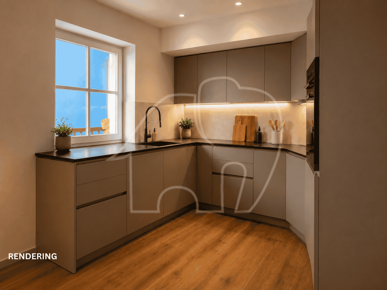 006__z100 3-Zimmerwohnung mit Keller und Balkone