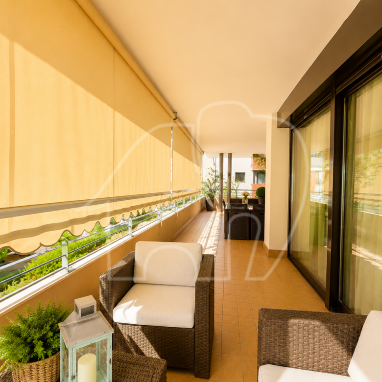 Helle 3-Zimmerwohnung mit großer Terrasse, Garage und Keller