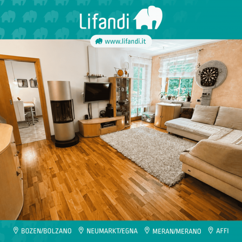 Caldaro – Ampio trilocale con terrazza e garage