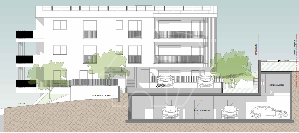 Neubau: 3-Zimmerwohnung mit Terrasse und Garten
