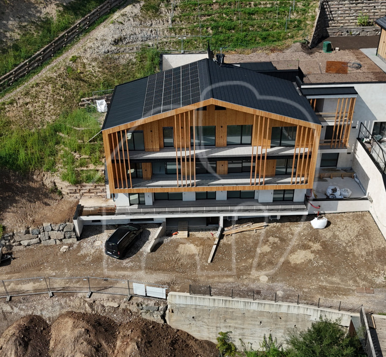 Progetto di nuova costruzione: quadrilocale con terrazza