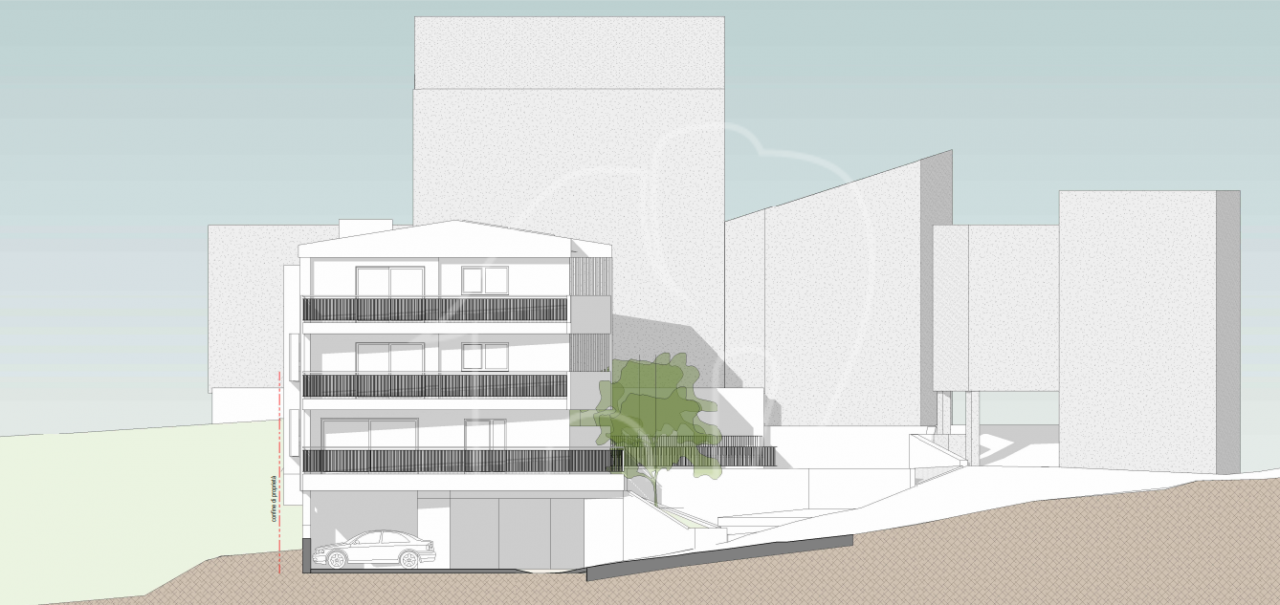 Neubau: 3-Zimmerwohnung mit Terrasse und Garten