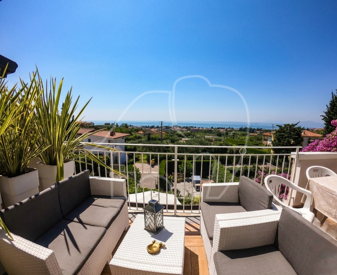 002__n1 Appartamento bilocale con vista lago e piscina
