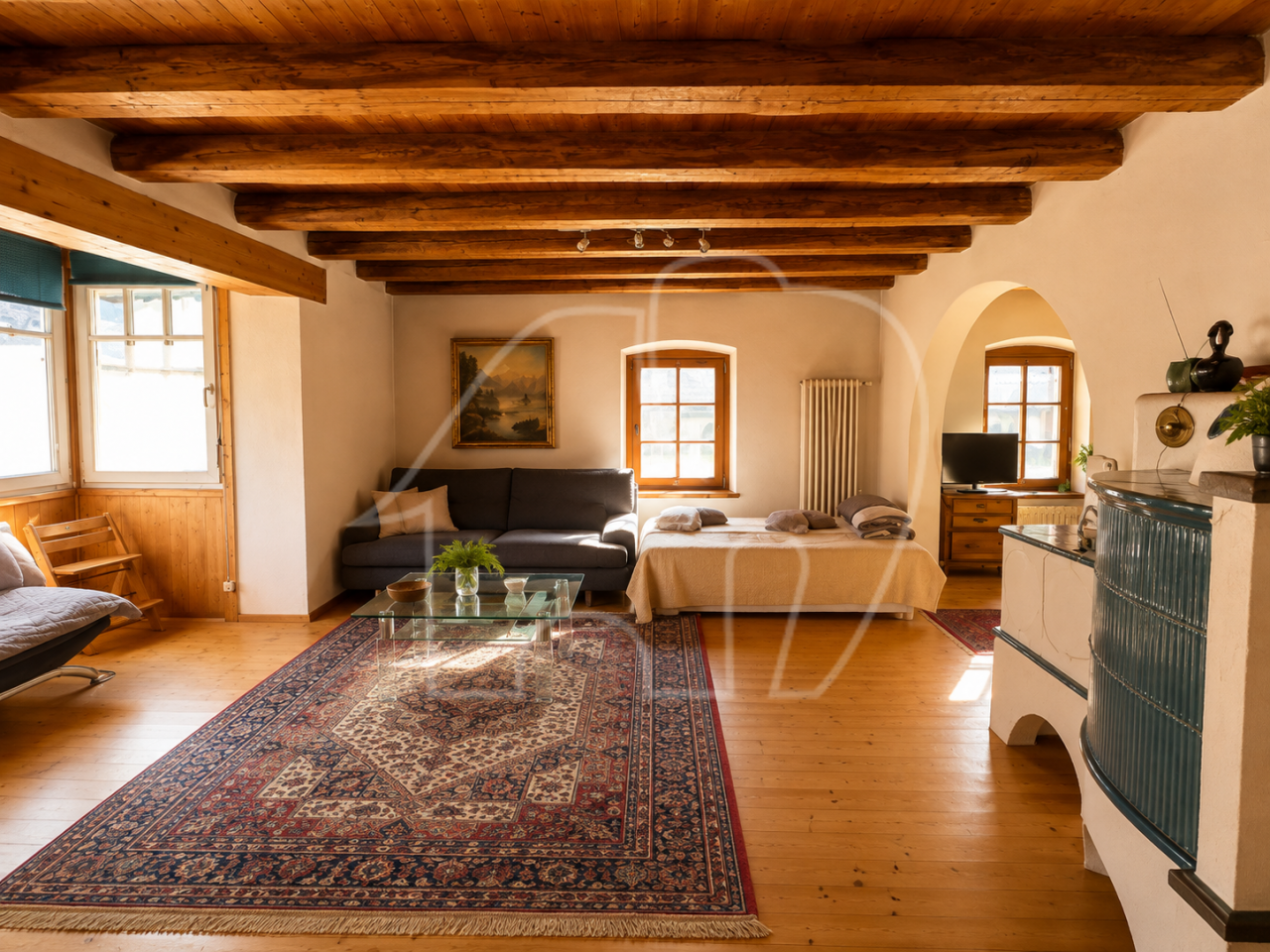 Trilocale con terrazza e balcone