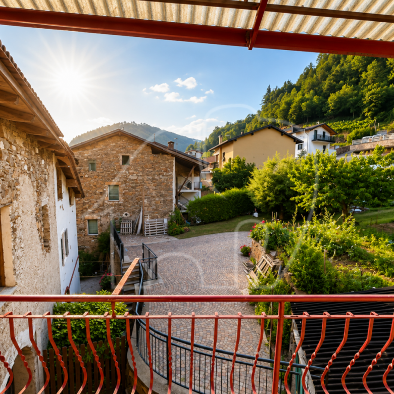 Bilocale con soffitta