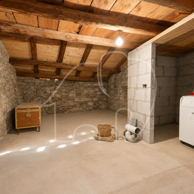 Bilocale con soffitta