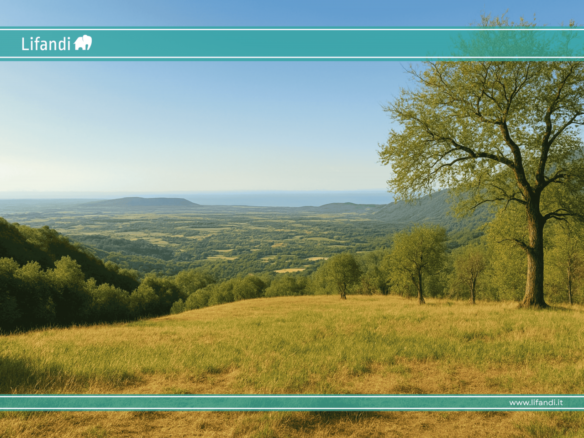 Spiazzi: Grundstück mit Weinberg und Panoramablick