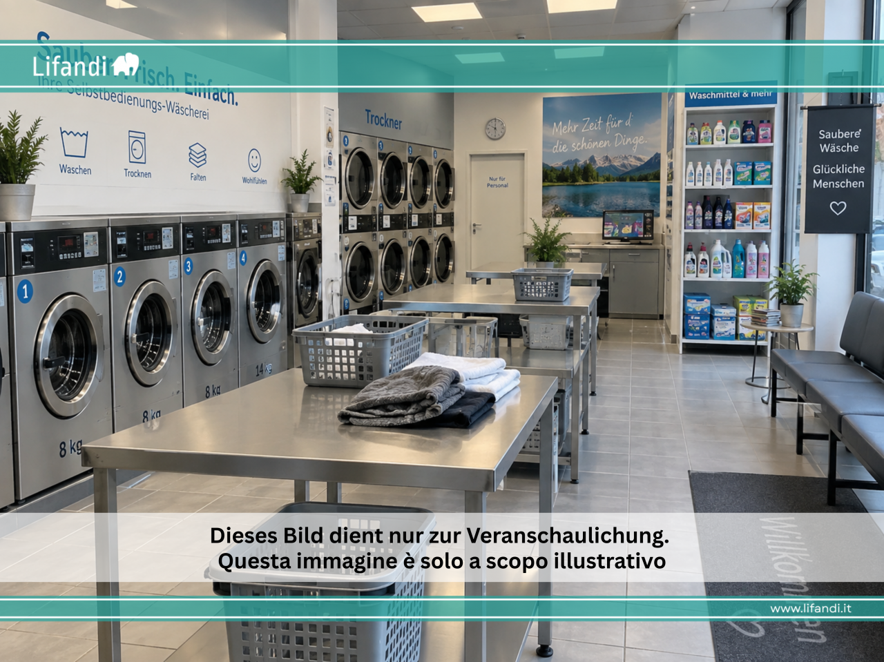 Traditionsreicher Wäschereibetrieb in Bozen zu übernehmen – Top-Lage & treue Kundscha