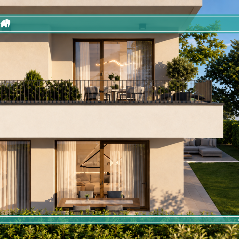 Trilocale con terrazza