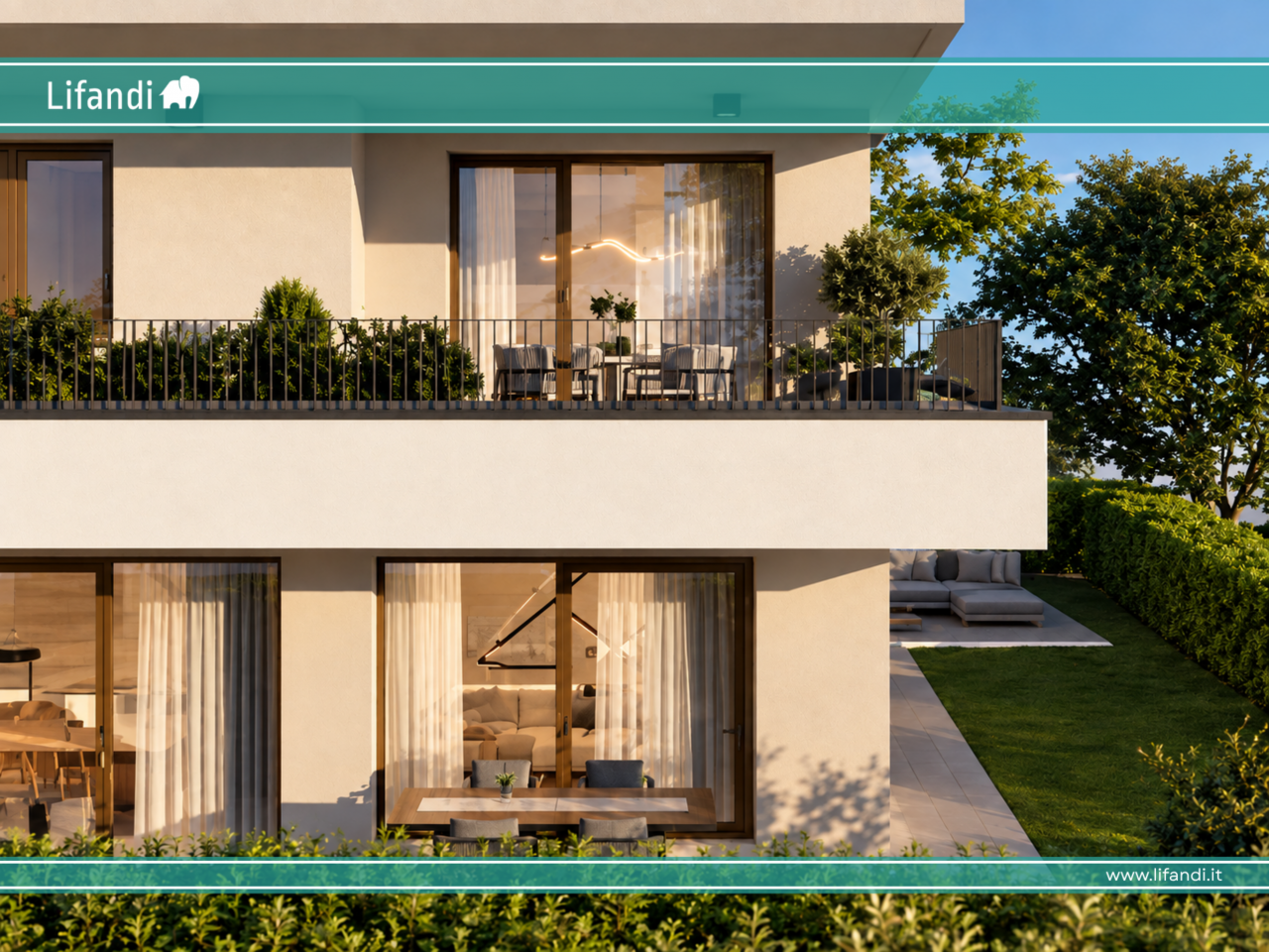 Trilocale con terrazza