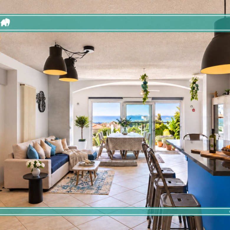 Appartamento su due livelli con vista lago e dependance