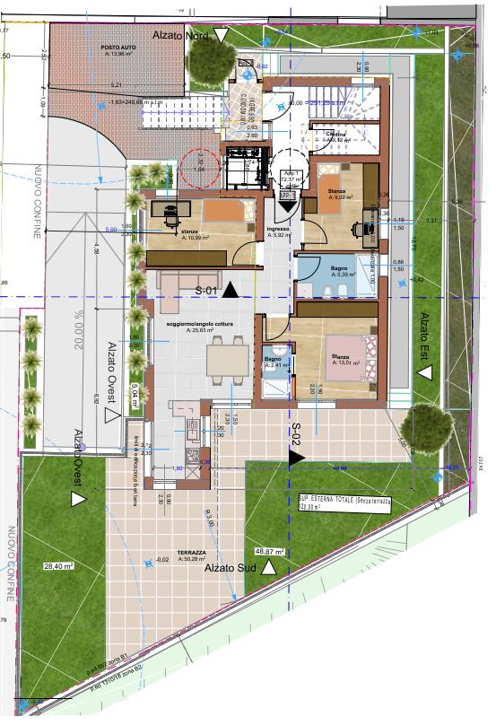 003__appartamento_1 Neubau-Dreizimmer-Attikawohnung in Leifers