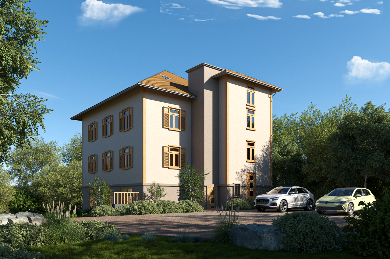 003__rendering_villa_stazione__3 3-Zimmerwohnung