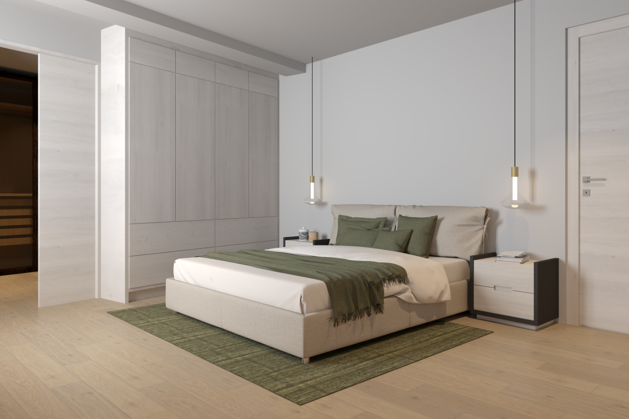 006__RENDERING_ZIMMER-STANZA Nuova costruzione: attico a Termeno