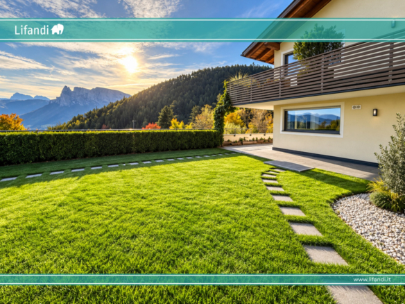 Spazioso appartamento con giardino e vista incantevole